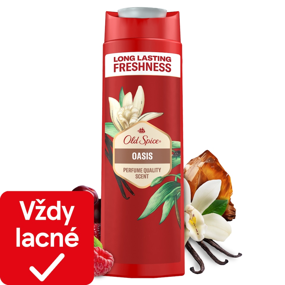 obrázok 1 z Old Spice Oasis 3 v 1 Sprchový Gél a Šampó Pre Mužov 400ml