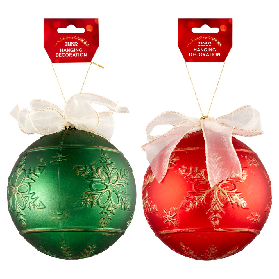 Tesco Snowflake függődísz