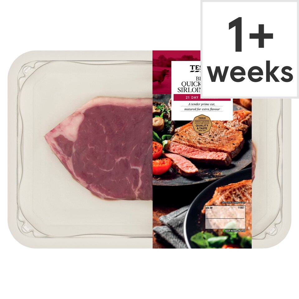 Tesco Quick Cook Sirloin Beef Steak 150g Tesco Groceries