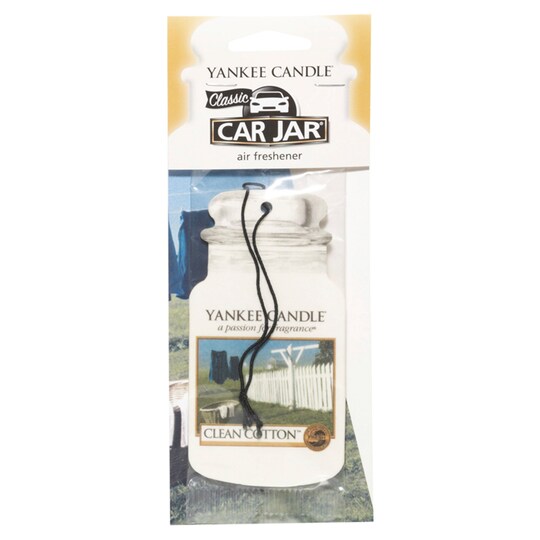 Yankee Candle Clean Cotton Car Air Freshener Tesco Groceries