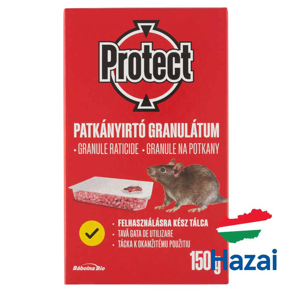 Protect rágcsálóirtó granulátum 2 x 75 g (150 g)  1. kép