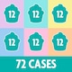 image 4 of Dr. Oetker Pastel Cupcake Cases 72 cases