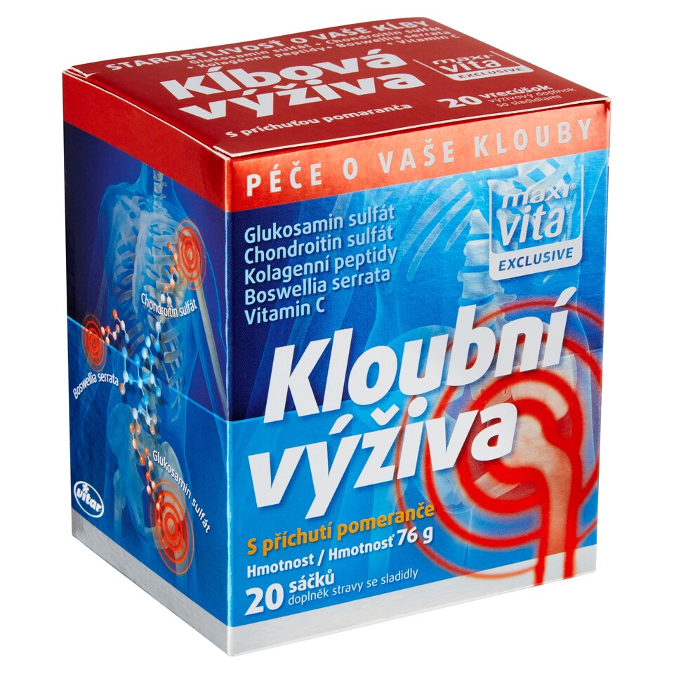 Maxi Vita Exclusive Kloubní výživa s příchutí pomeranče 20 sáčků 76g