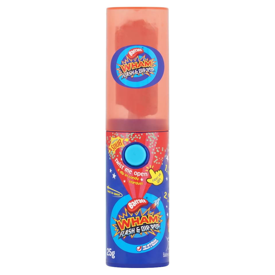 Barratt Wham Flash N Dip Pop 25g