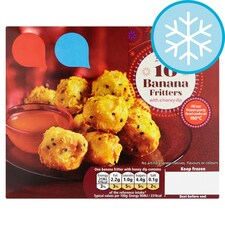 10 Banana Fritters & Honey Dip