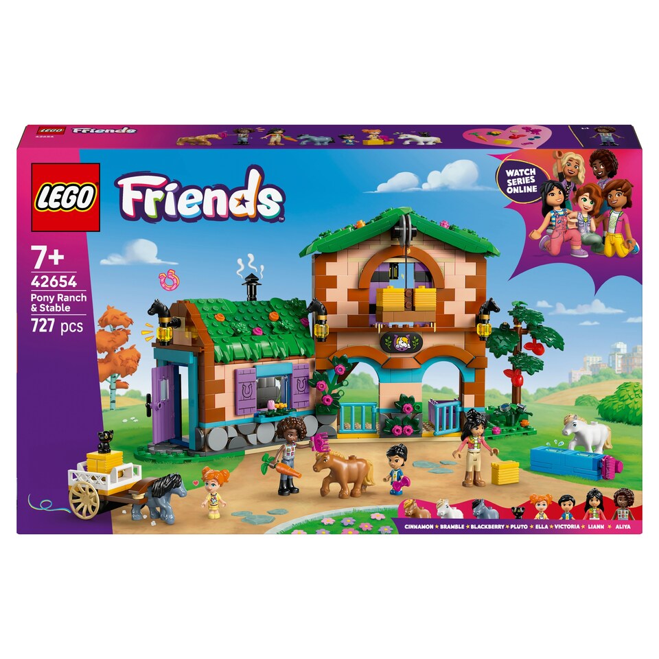 Obrázek 1 pro produkt LEGO Friends 42654 Ranč s poníky a stáj
