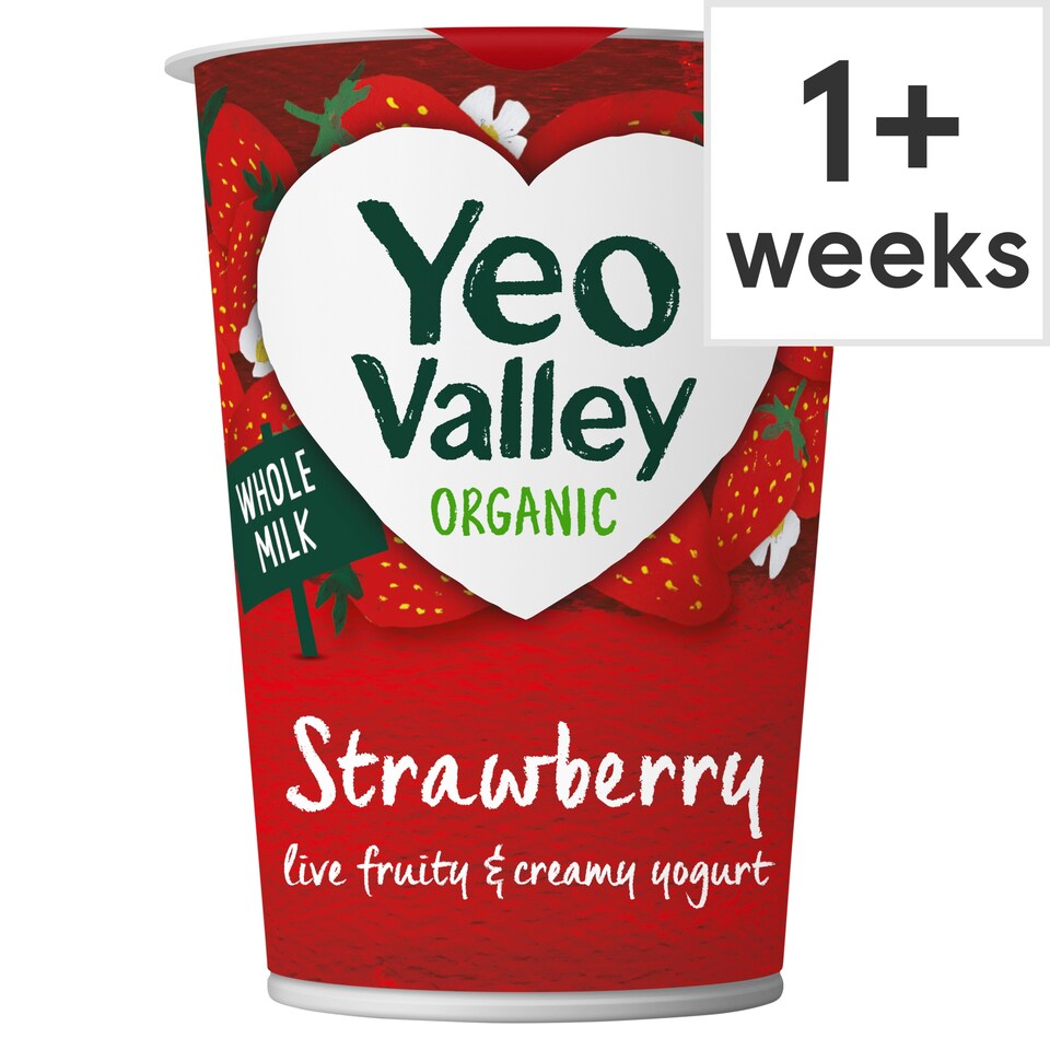 image 1 of Yeo Valley Strawberry Yogurt 450G