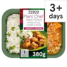 Tesco Plant Chef Sweet Potato Katsu Style Curry 380G