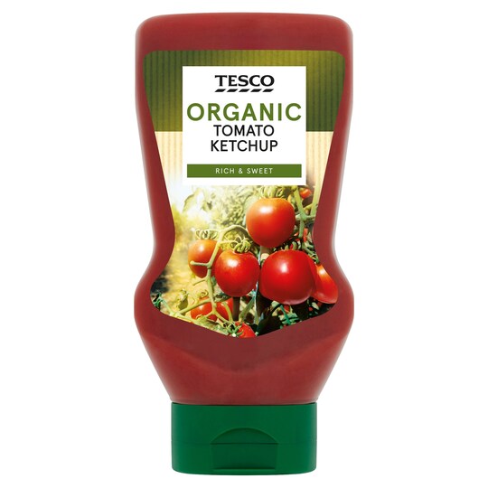 Tesco Organic Tomato Ketchup 445G Tesco Groceries