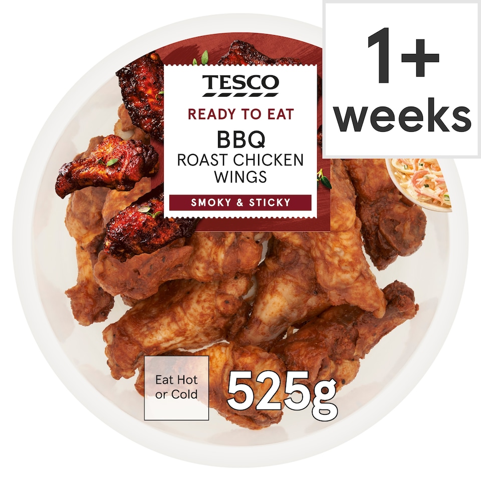 Tesco BBQ Roast Chicken Wings 525g
