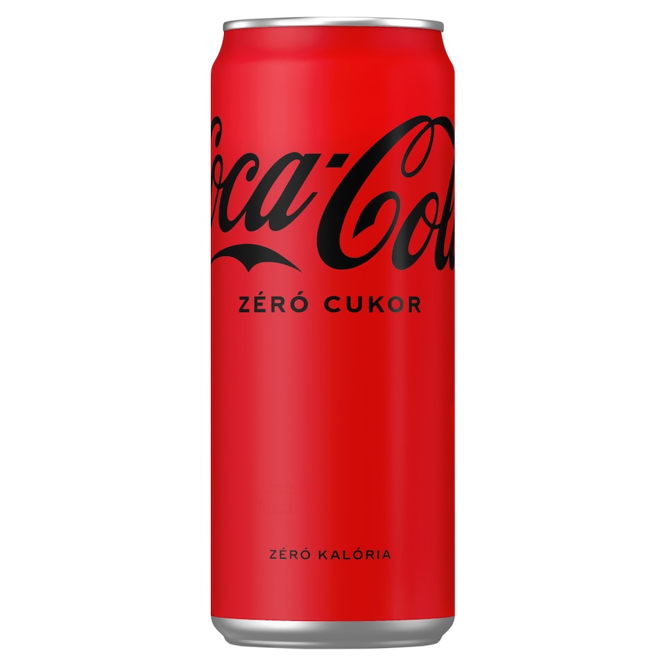 Coca Cola Zero Sugar Cola Flavoured Energy-Free Carbonated Soft Drink with Sweeteners 330 ml