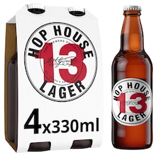 Hop House 13 Lager Beer Bottle 4% Vol 4x330ml