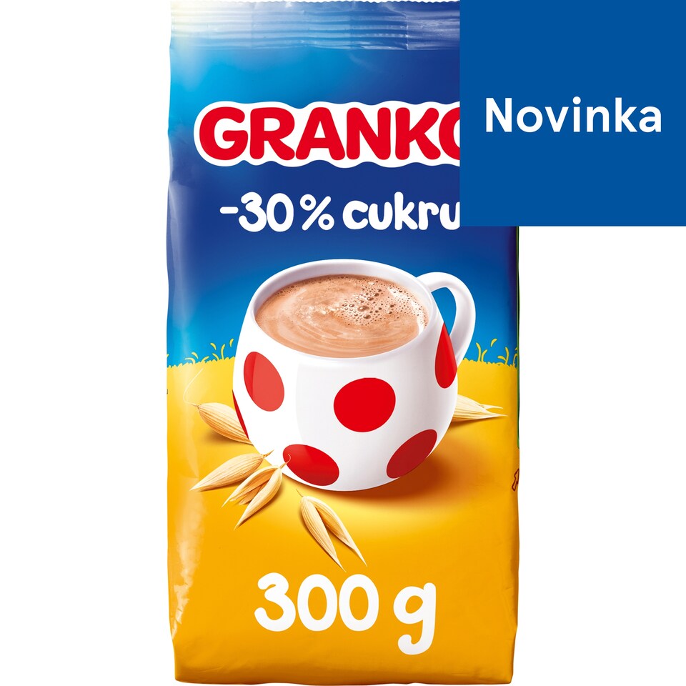 GRANKO -30% Sugar Instant Cocoa Drink with Oats 300 g