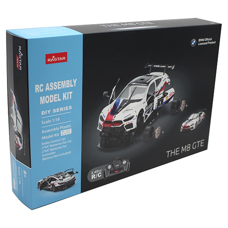 Obrázek 1 pro produkt Rastar BMW M8 GTE auto na dálkové ovládání 1:18