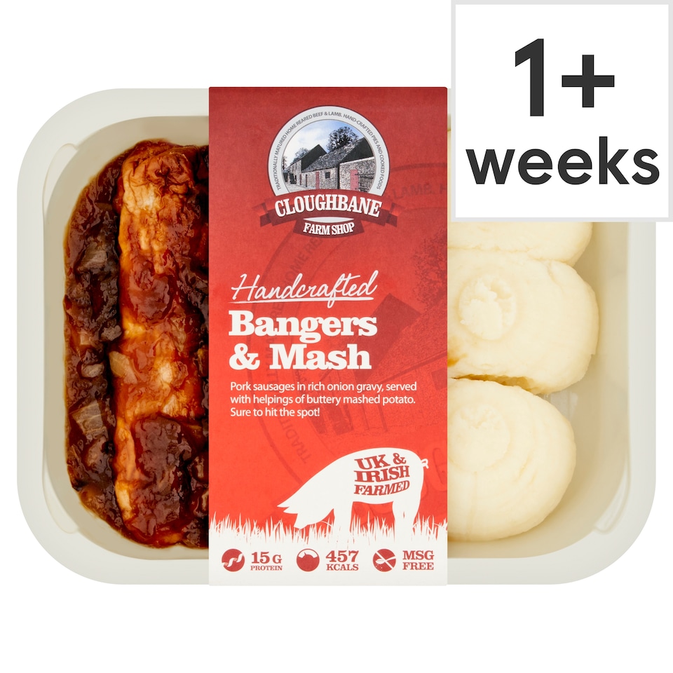 Cloughbane Bangers & Mash 350g