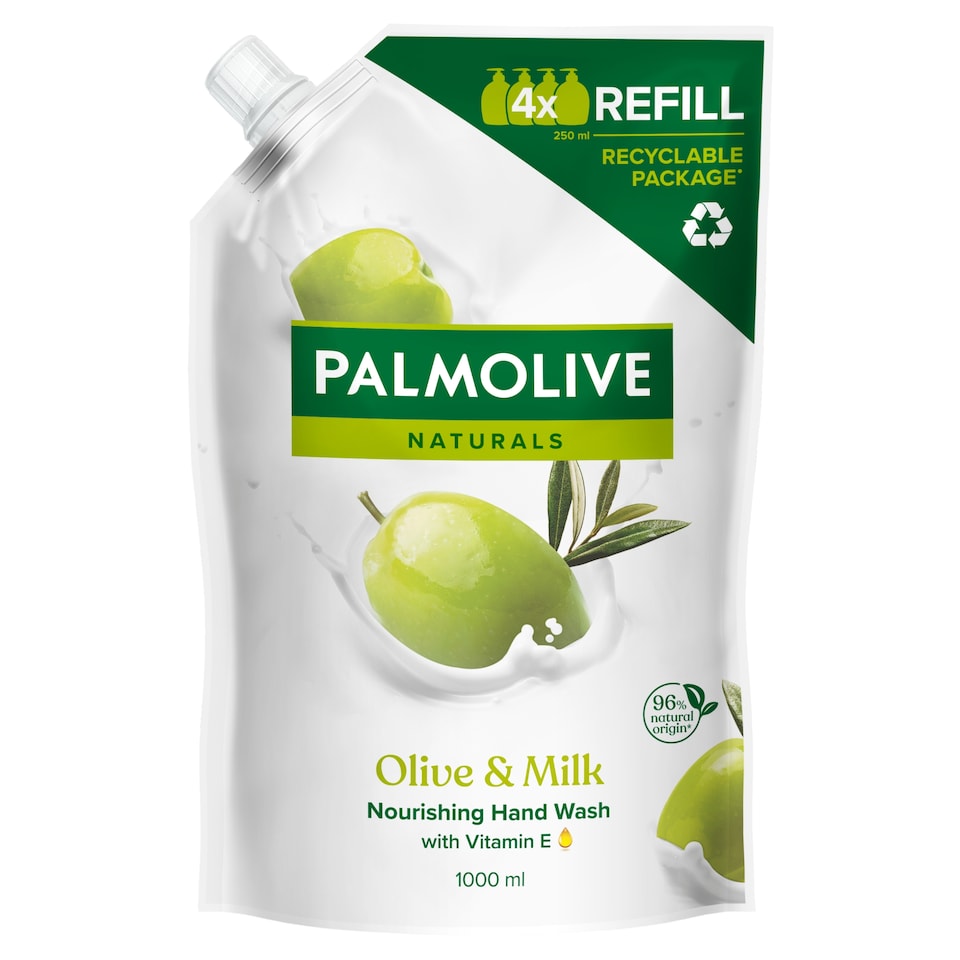 obrázok 1 z Palmolive Naturals Olive Milk tekuté mydlo náhradná náplň 1000 ml