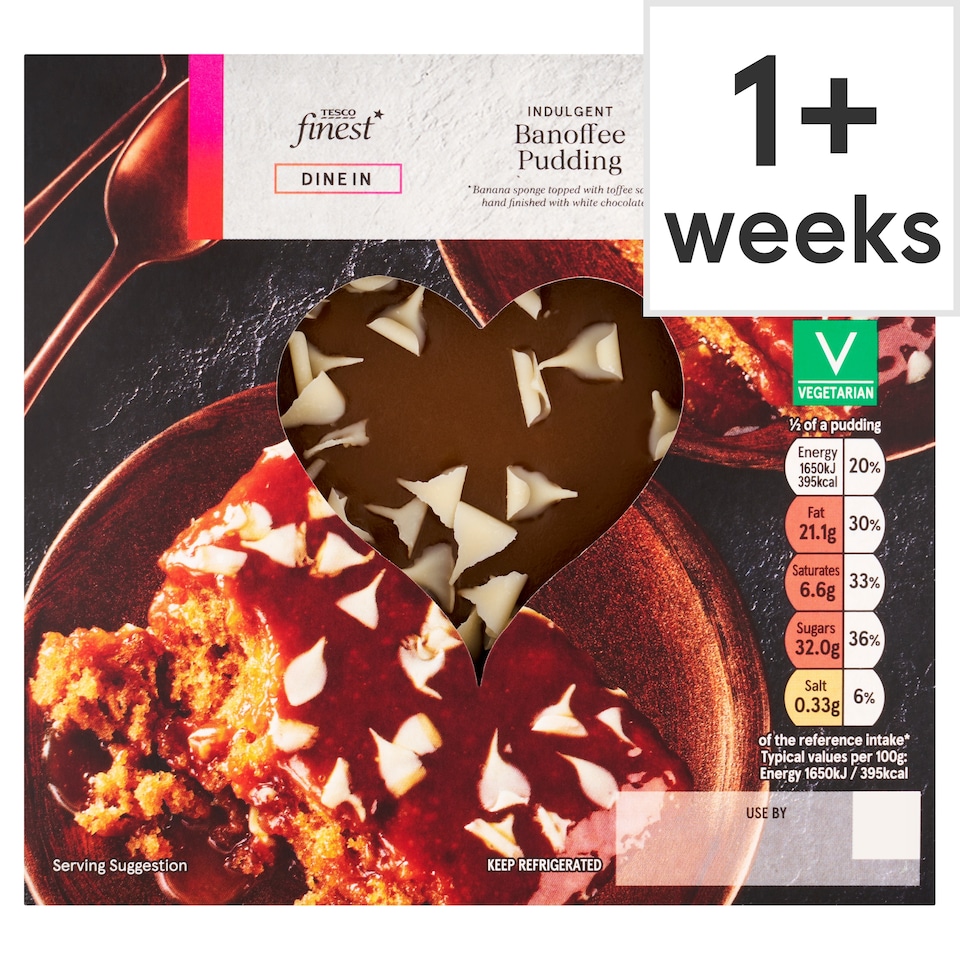 Tesco Finest Banoffee Pudding 200g