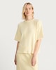 image 1 of F&F Boxy Fit Short Sleeved Brushed T-Shirt in Yellow