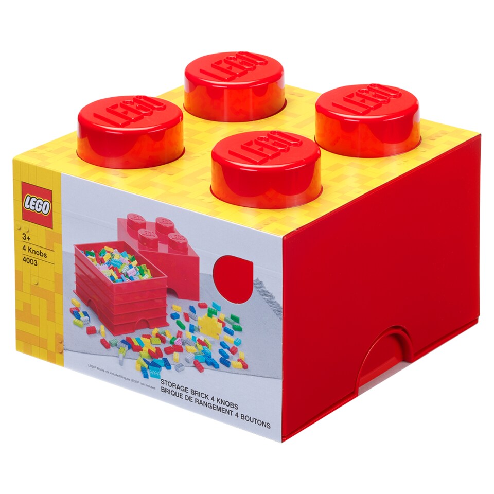 LEGO 2x2-es Tárolódoboz - Piros  1. kép