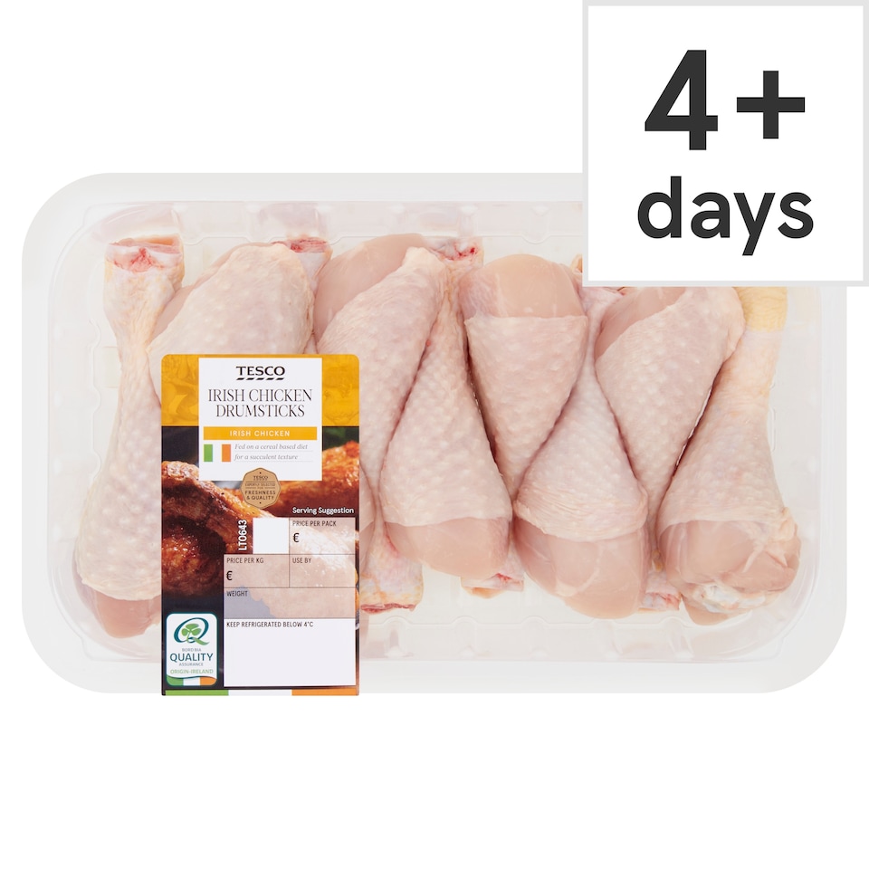Tesco Irish Chicken Drumsticks 950G
