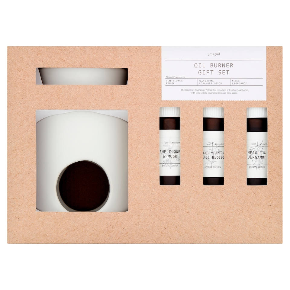 image 1 of Tesco Apothecary Oil Burner Set Mixed Fragrance