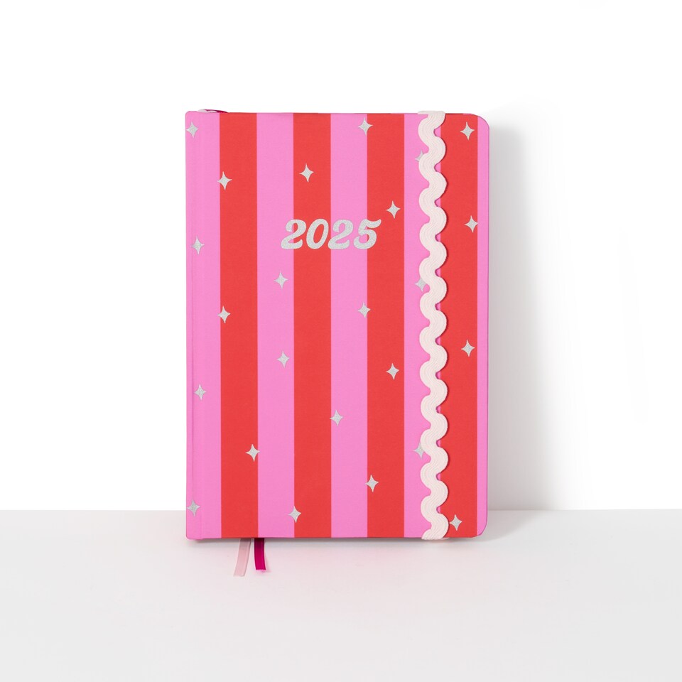 image 1 of Paperchase Magic Forest A5 Fabric 2025 DTV Diary