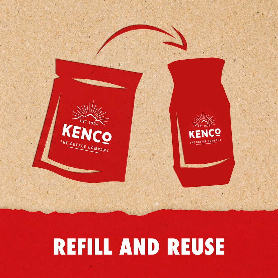 image 1 of Kenco Rich Instant Coffee Paper Refill 150g