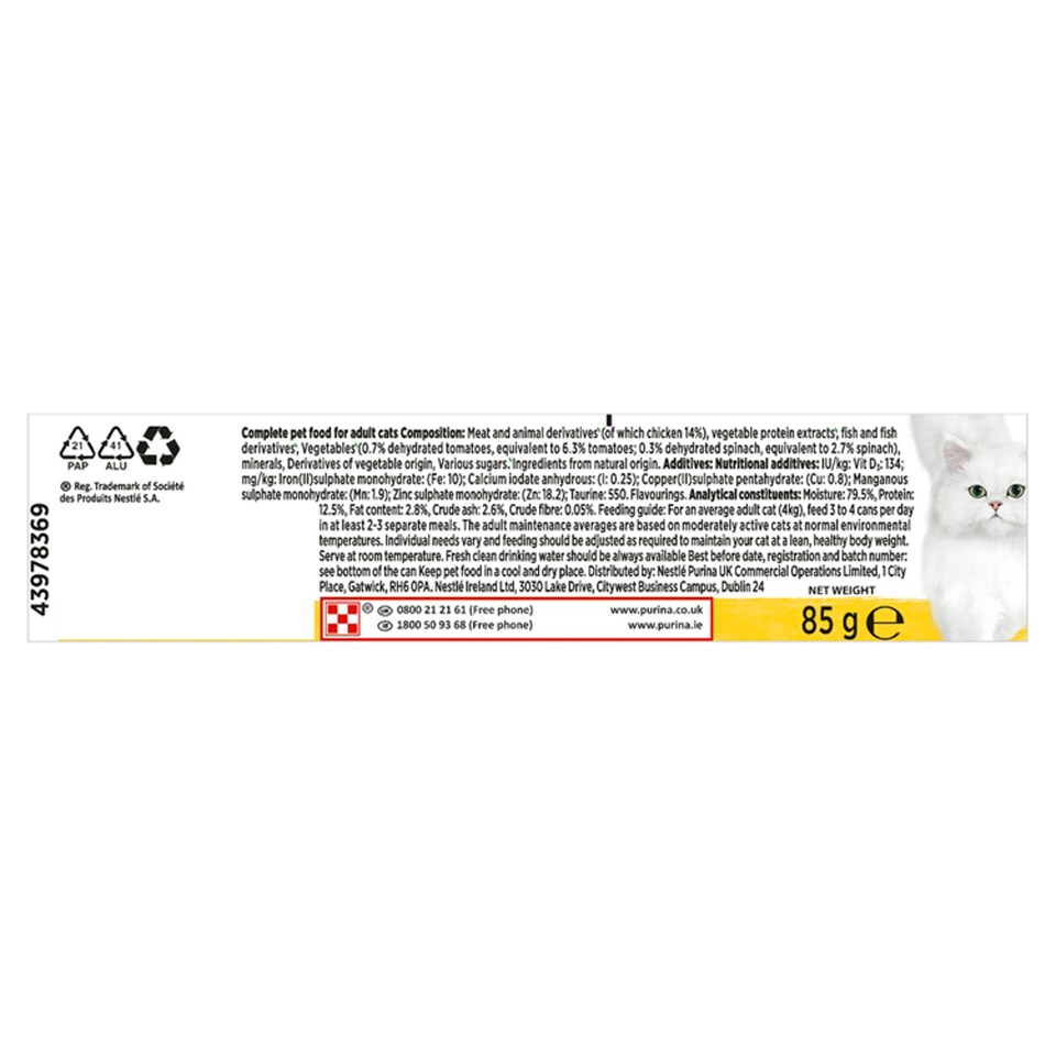 image 1 of Purina Gourmet Natures Creation Chicken In Gravy 85G
