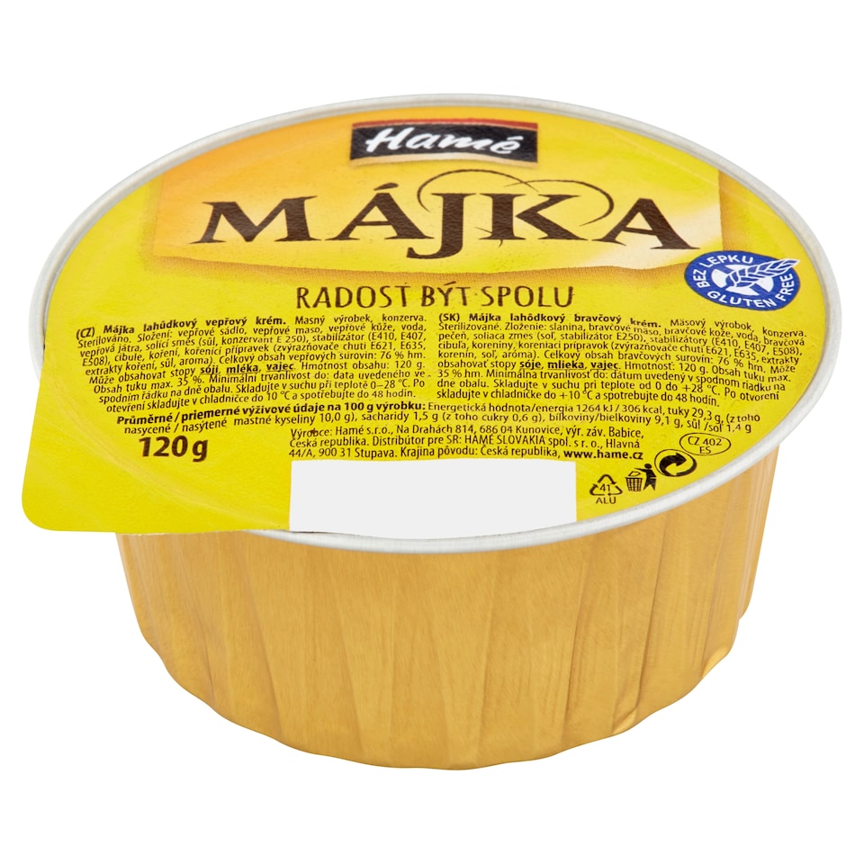 image 1 of Hamé Májka Delicate Pork Pate 120 g