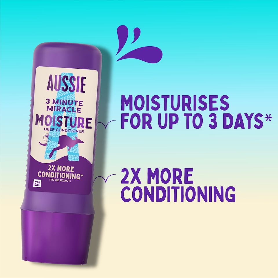 image 1 of Aussie 3 Minute Miracle Moisture Hair Treatment 250ml