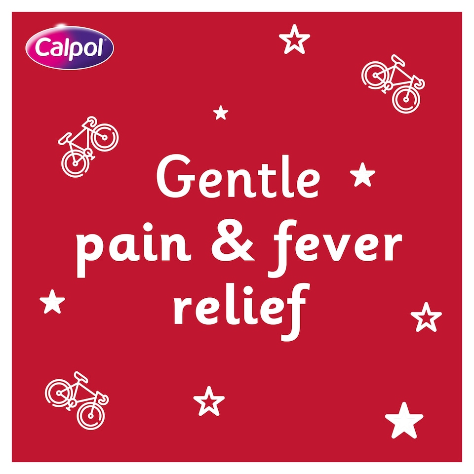 image 1 of Calpol Six Plus Fast Melts 6+ Years Strawberry Flavour 12 tablets