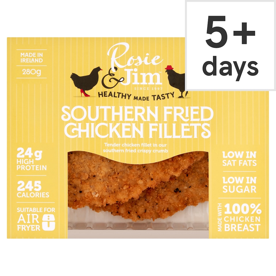 Rosie & Jim Southern Fried Fillets 280G
