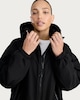 image 2 of F&F Active EVERYWEATHER Waterproof All Weather Robe  in Black