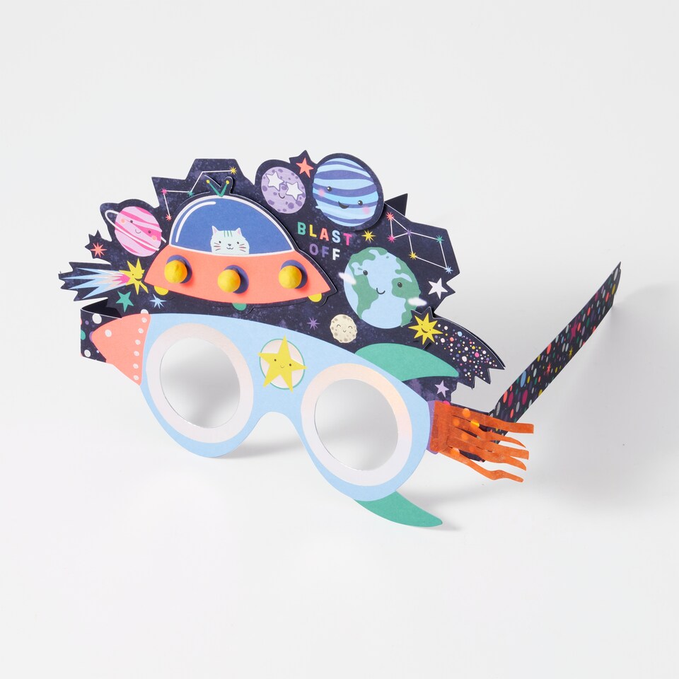 image 1 of Paperchase Happy Space Rocket Glasses