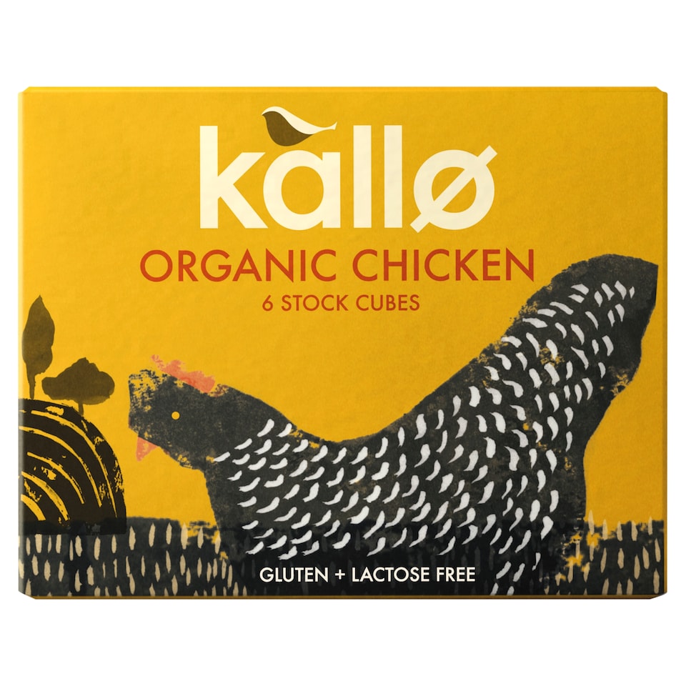 Kallo Organic Chicken Stock Cubes 66G