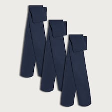F&F 3-Pack 60 Denier Opaque Tights in Navy