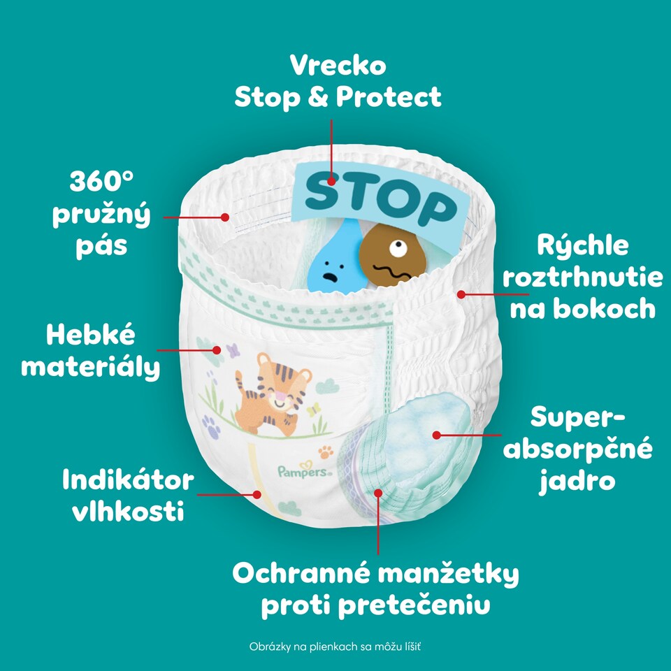 image 1 of Pampers Active Baby Pants Size 4, 156 Nappies, 9kg-15kg