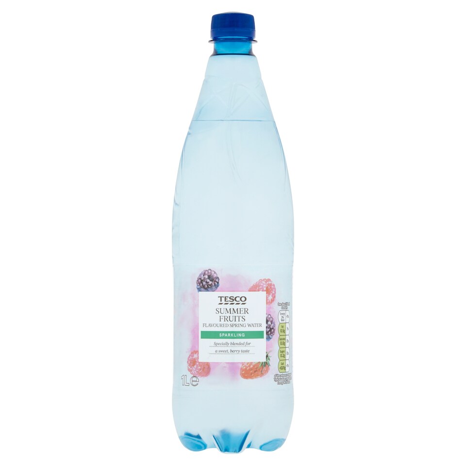 Tesco Sparkling Summer Fruits Spring Water 1Lt
