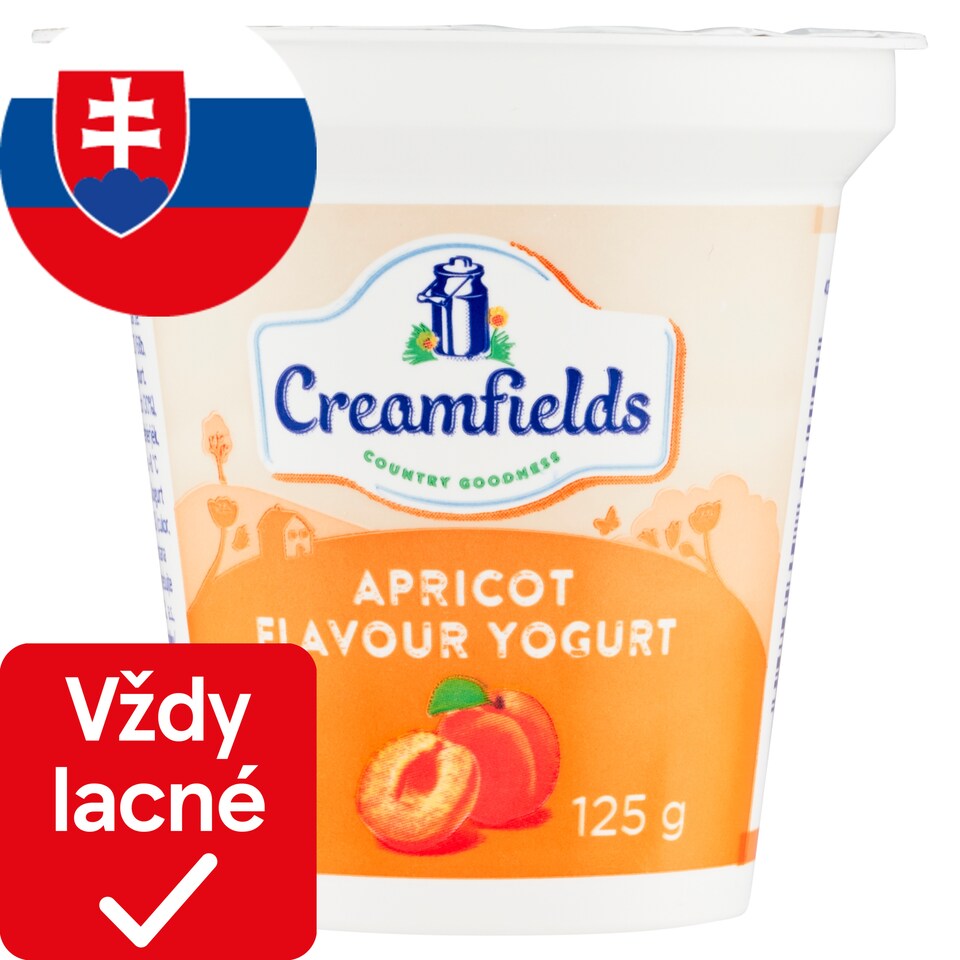 Creamfields Apricot Flavour Yogurt 125 g