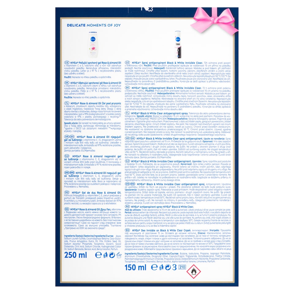 Obrázek 1 pro produkt Nivea Delicate Moments of Joy Dárková sada