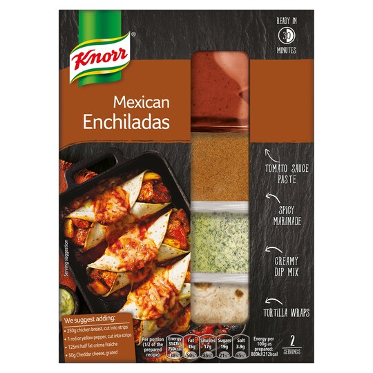 Knorr Meal Kits Enchiladas 237G Tesco Groceries
