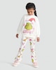 image 2 of The Grinch Cotton Rich Sweatshirt and Leggings  in Cream