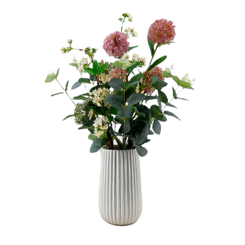 Bayswood Mixed Floral In Ceramic Pot