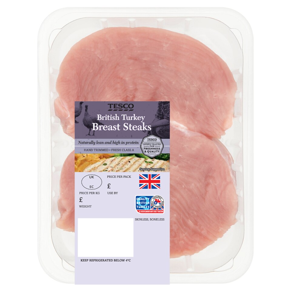 Tesco Turkey Breast Steaks 300G