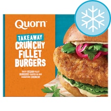 Quorn Vegan Crunchy Fillet Burgers 2 Pack 190G