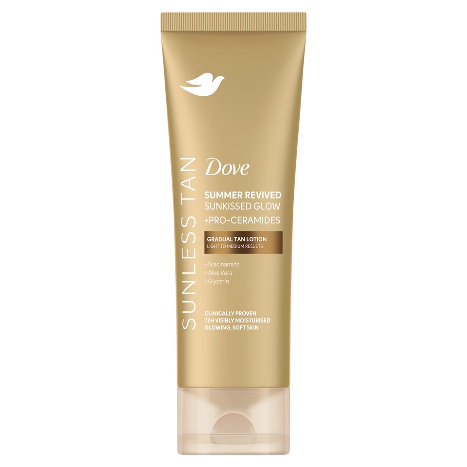 Dove Summer Revived önbarnító testápoló világos-normál árnyalatú bőrre 200 ml