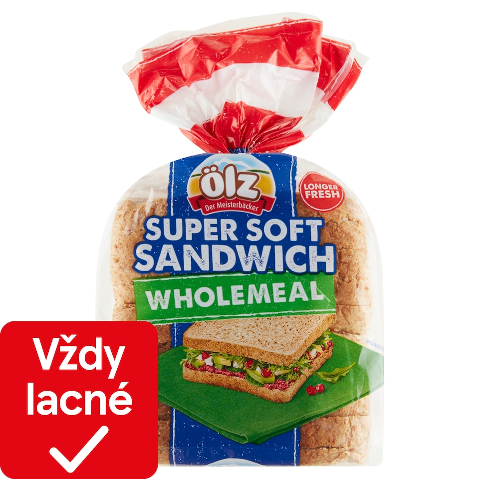 Ölz Celozrnný mäkký sendvič 375 g