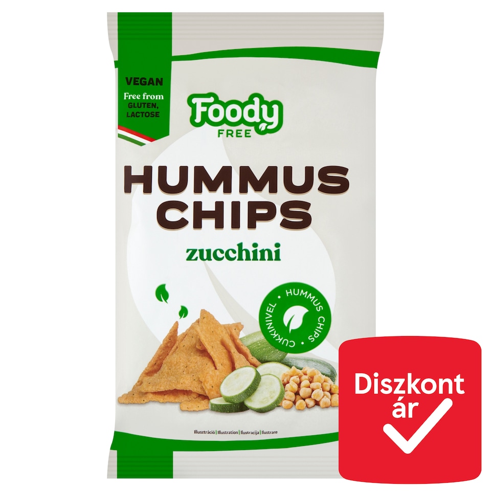 Foody Free hummus chips cukkinivel 50 g
