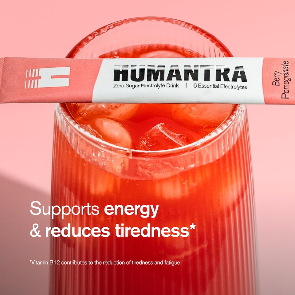 image 1 of Humantra Berry Pomegranate Zero Sugar Electrolyte Drink 6 x 3.6g Sachets