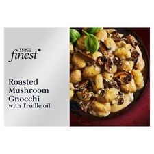 Tesco Finest Roasted Mushroom Gnocchi & Truffle Oil 650G